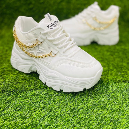 Women's High Sole Joggers – Trendy & Comfortable New Arrival Sneakers