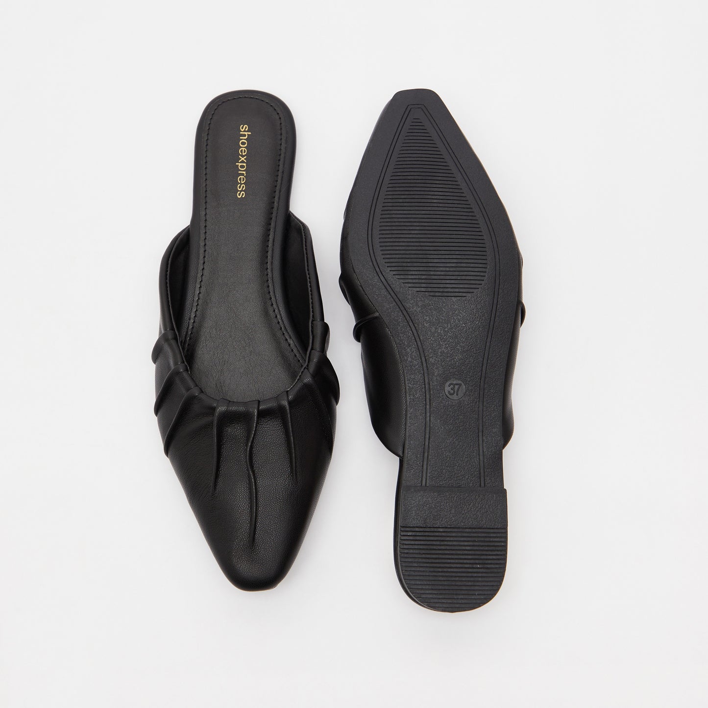 -Round Toe Slip-On Mule Shoes for Women -