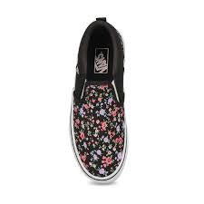 Vans Girls' Asher Slip-On Shoe – Classic Style with Everyday Comfort