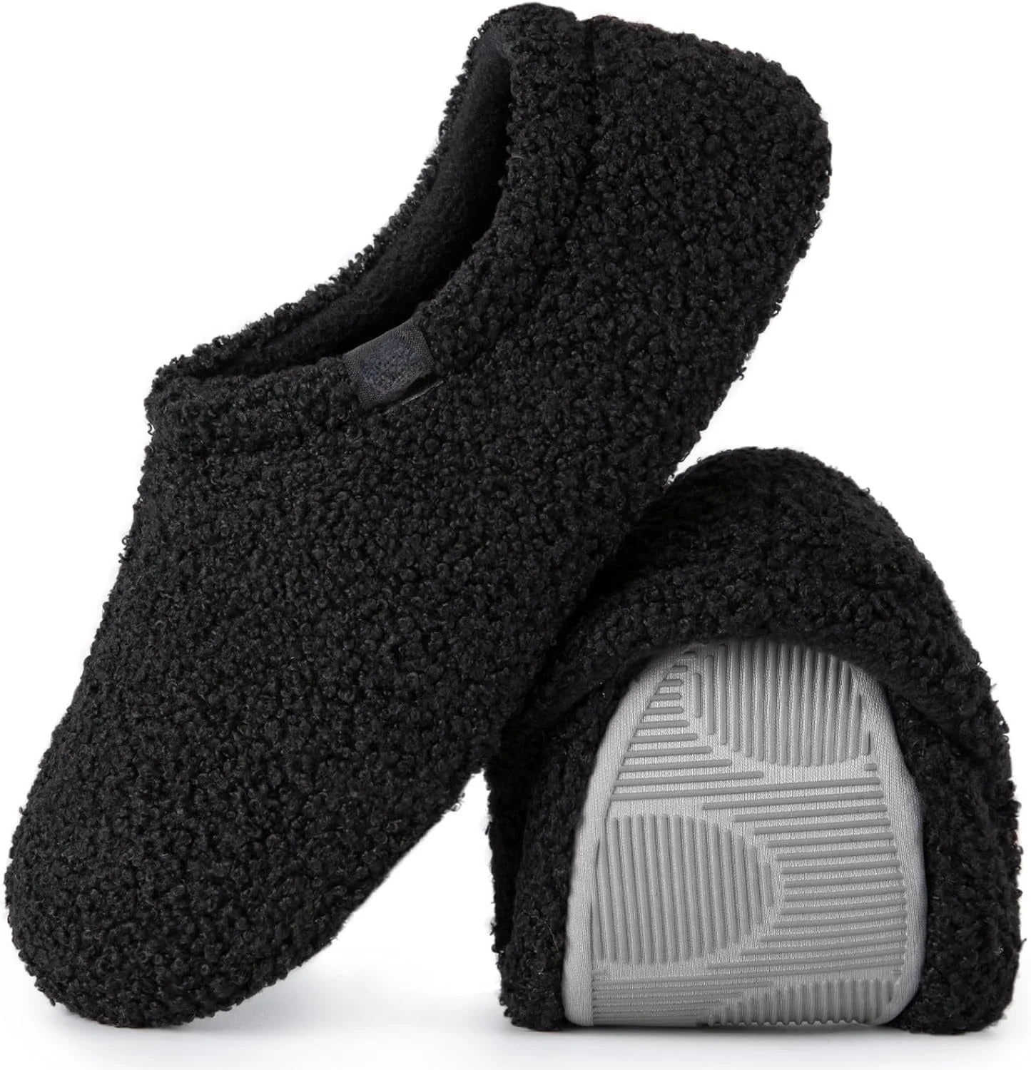 Hometop Women's Fuzzy Fur Memory Foam Loafer Slippers