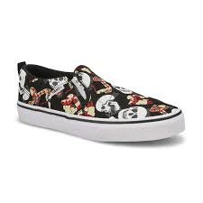 Vans Girls' Asher Slip-On Shoe – Classic Style with Everyday Comfort